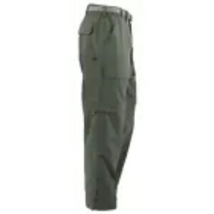 White Sierra 100% Nylon Green Cargo Convertible Hiking Pants Shorts Women XL/32